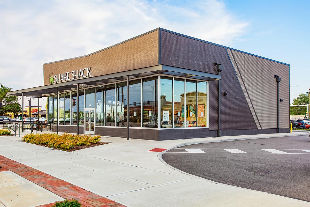 Shake Shack restaurant constructed in Virginia Beach, VA