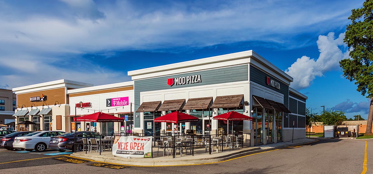 Mod Pizza restaurant space constructed in Chesapeake, VA
