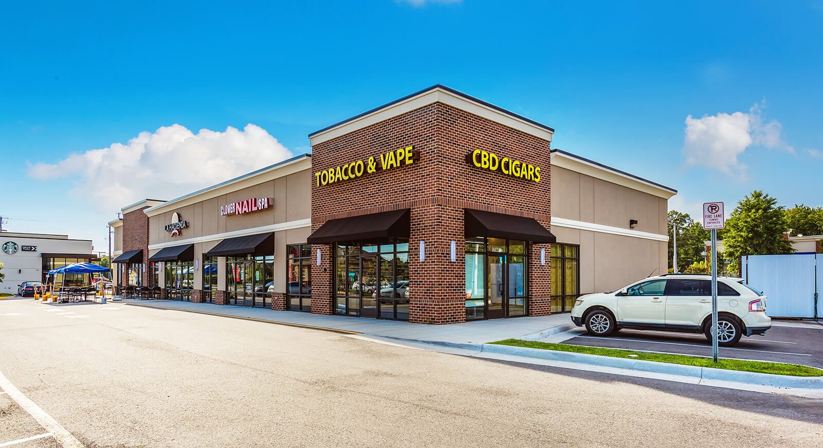 Greenbrier Square Building 100 Shopping Center Exterior in Chesapeake, VA