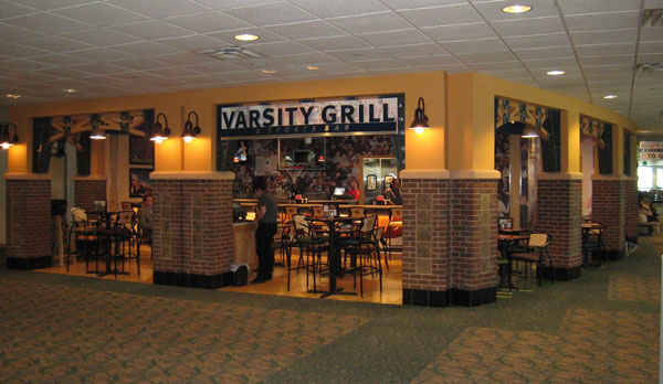 Airport Varsity Grill restaurant build out
