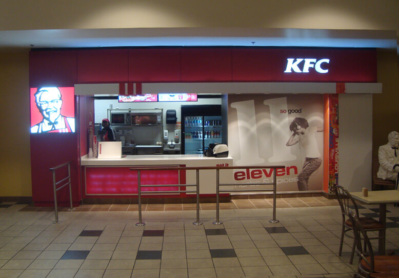 Airport KFC restaurant build out