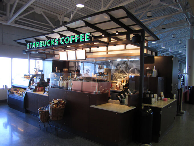 Airport Starbucks build out