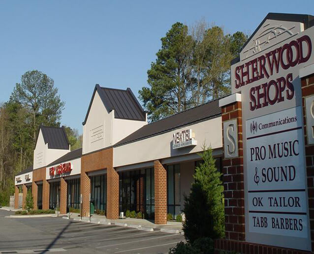 Sherwood Shops shopping center exterior