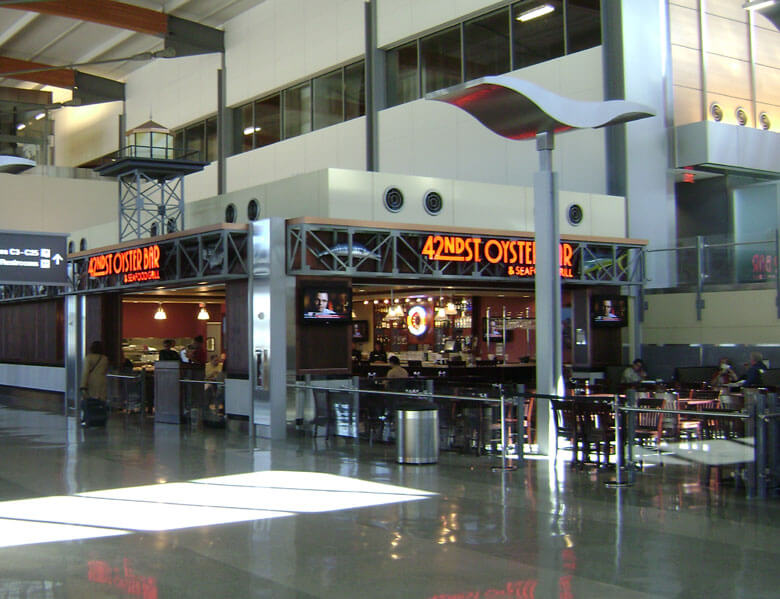 42nd St Oyster Bar airport restaurant build out