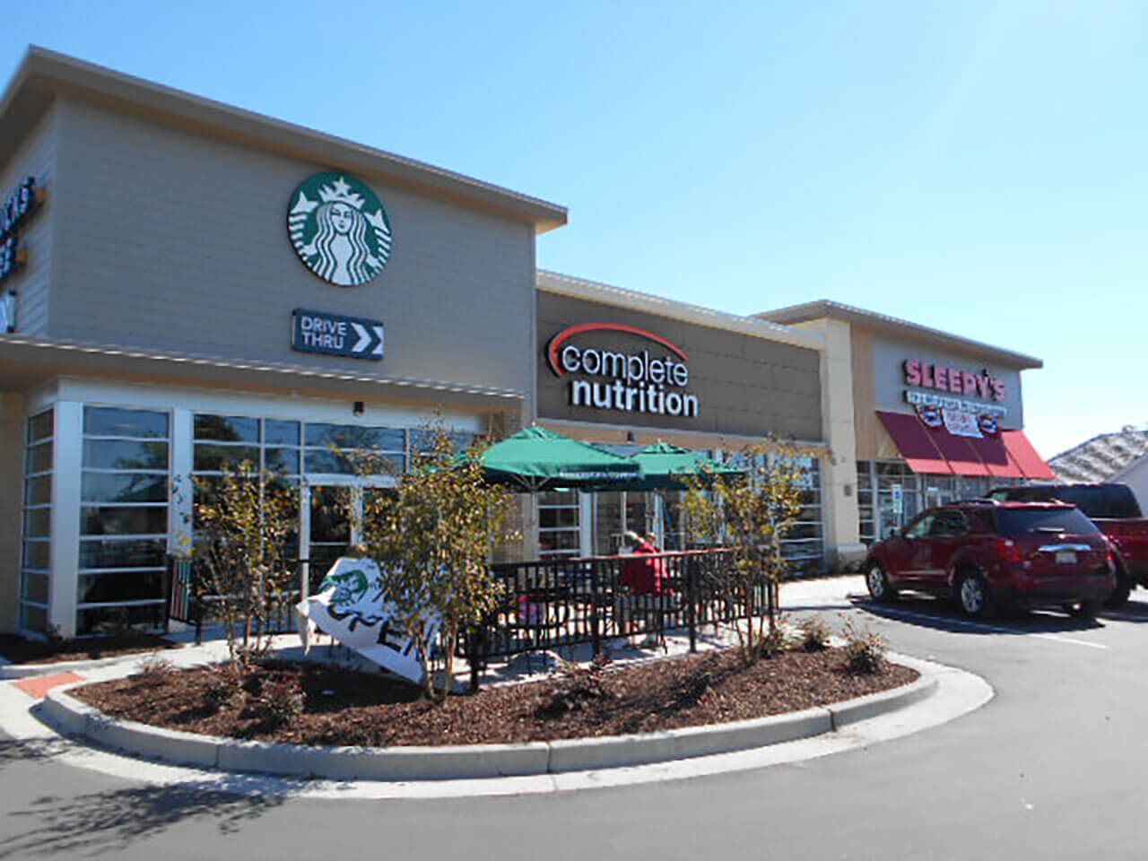 Shops at College Road shopping center exterior