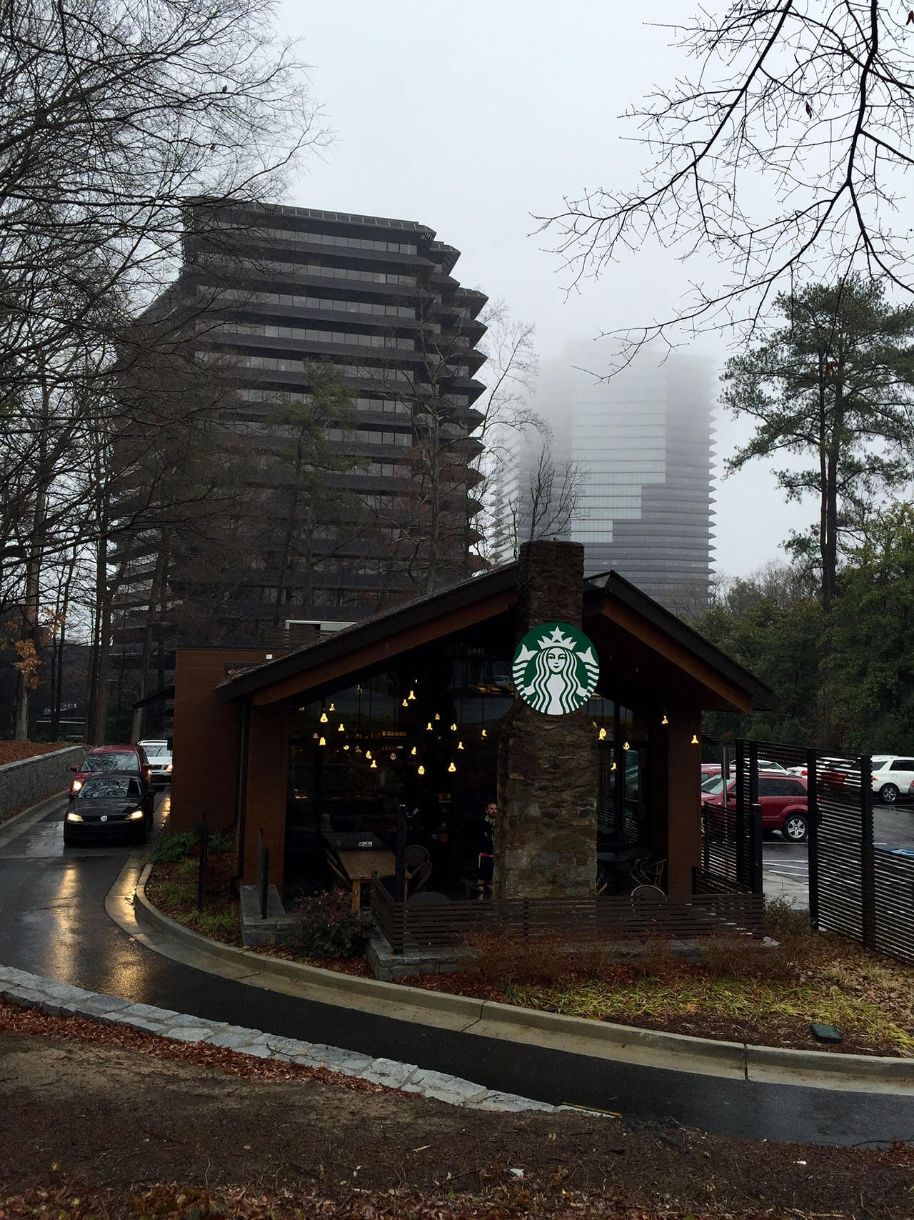 Starbucks restaurant exterior in Atlanta, GA