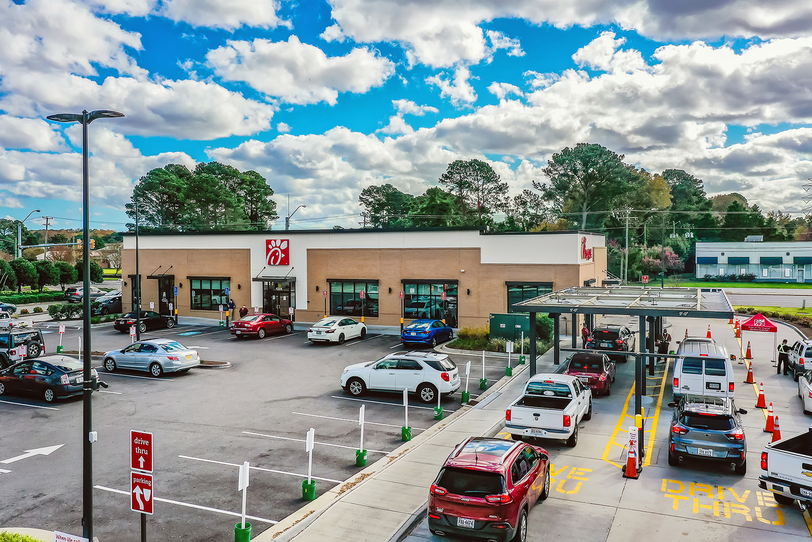 Chick-Fil-A restaurant constructed in Chesapeake, VA