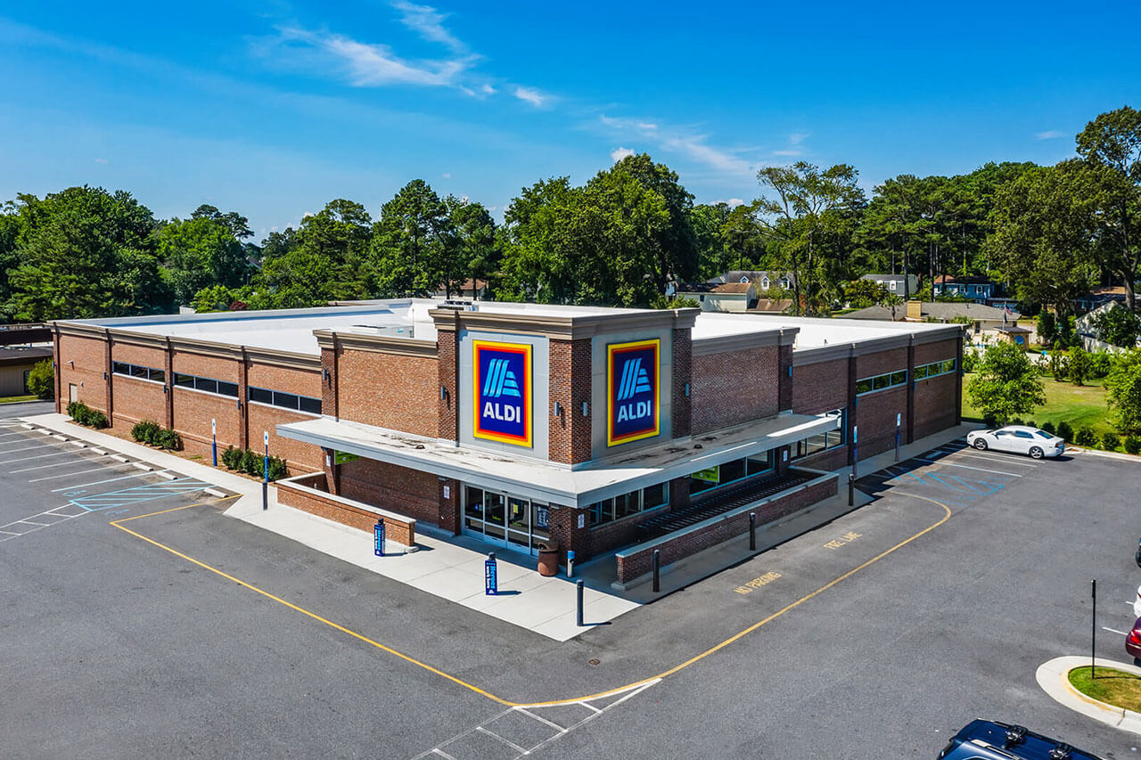 ALDI grocery store constructed in Virginia Beach, VA
