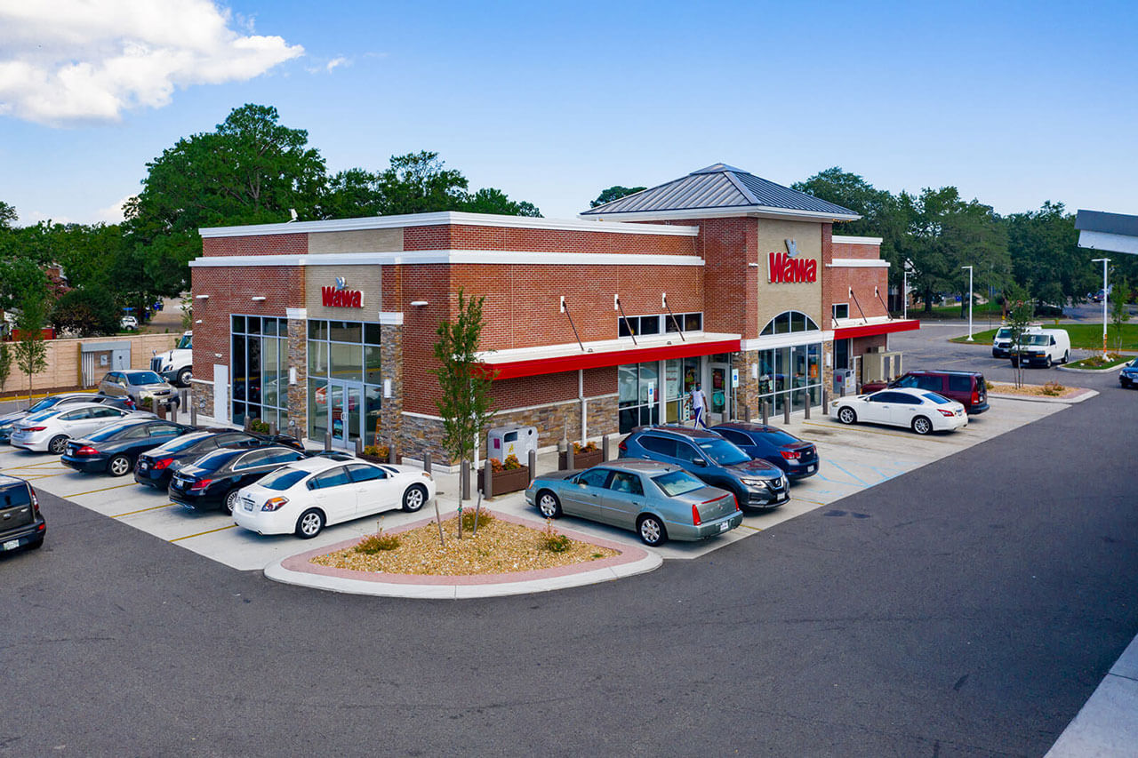 Wawa convenience store and gas station constructed in Norfolk, VA